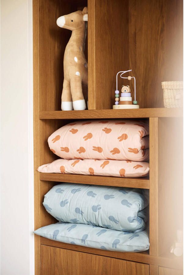 Jollein ledikant dekbedovertrek met sloop Miffy Shadow Wild Rose - Foto 2