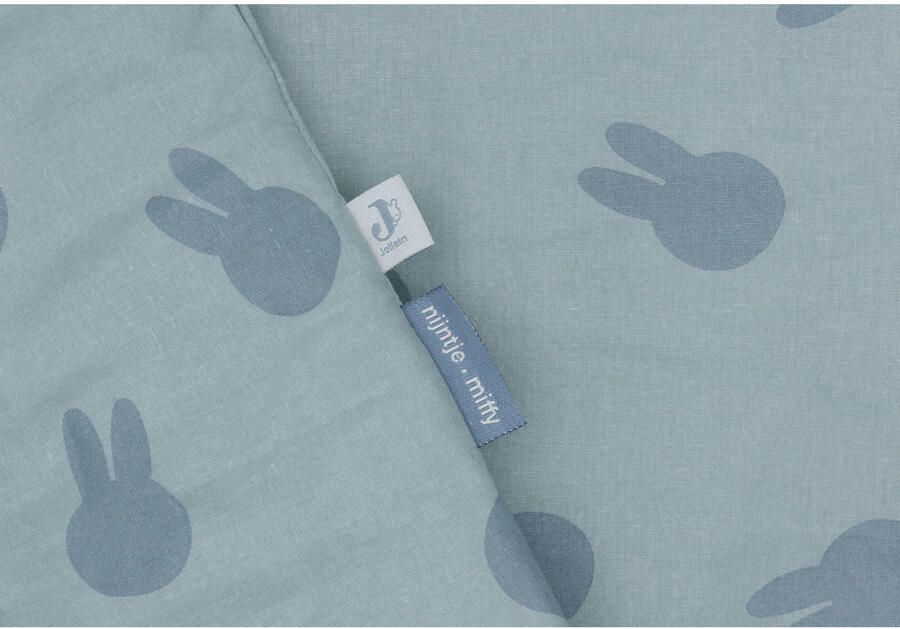 Jollein ledikant dekbedovertrek Miffy Shadow Sea Green