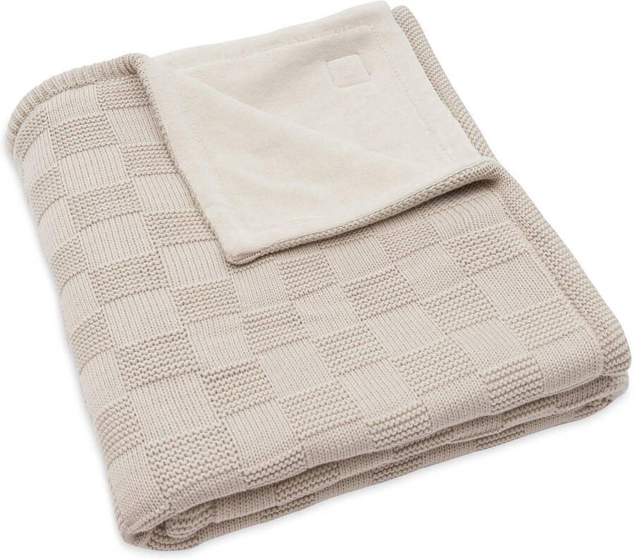 Jollein ledikant deken Box Knit Warm Sand Velvet - Foto 2