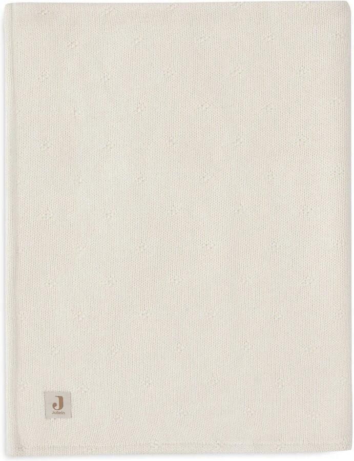 Jollein ledikant deken Cosy Knit Ivory Velvet - Foto 2