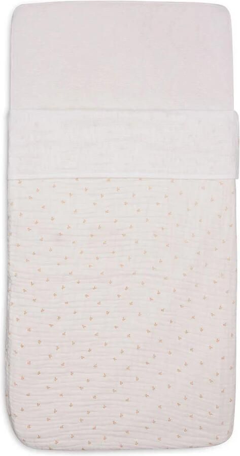 Jollein ledikant laken Slub Ivory - Foto 3