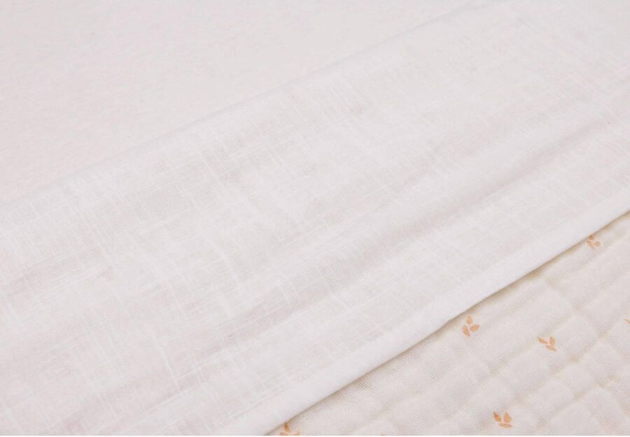 Jollein wieglaken Slub Ivory