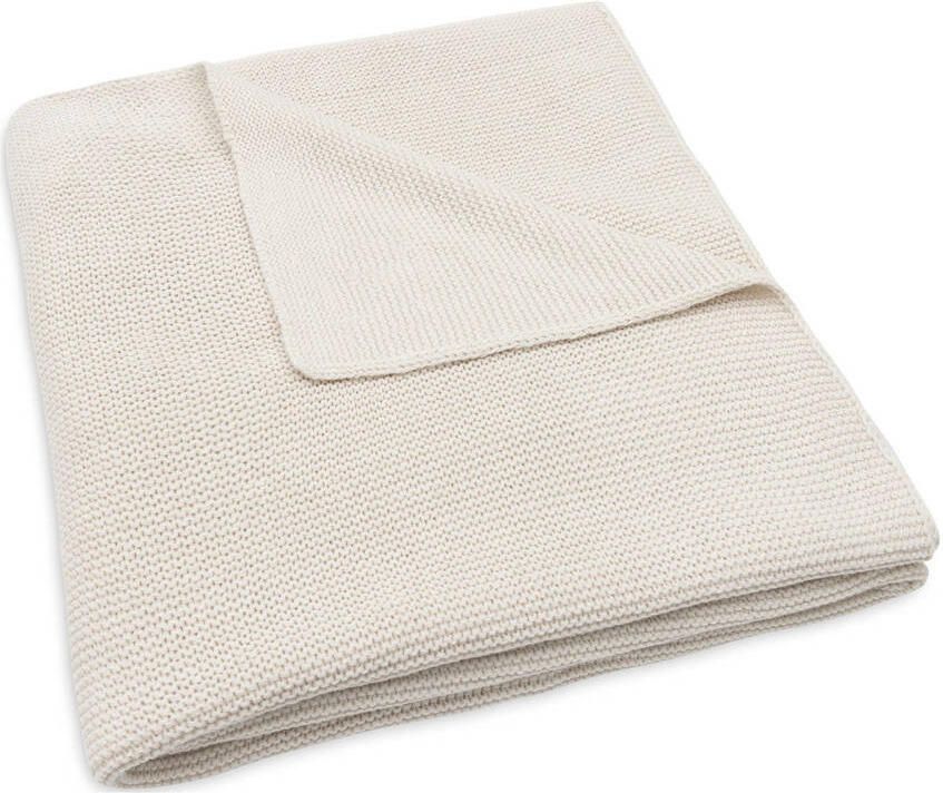 Jollein ledikantdeken Basic Knit Oatmeal beige