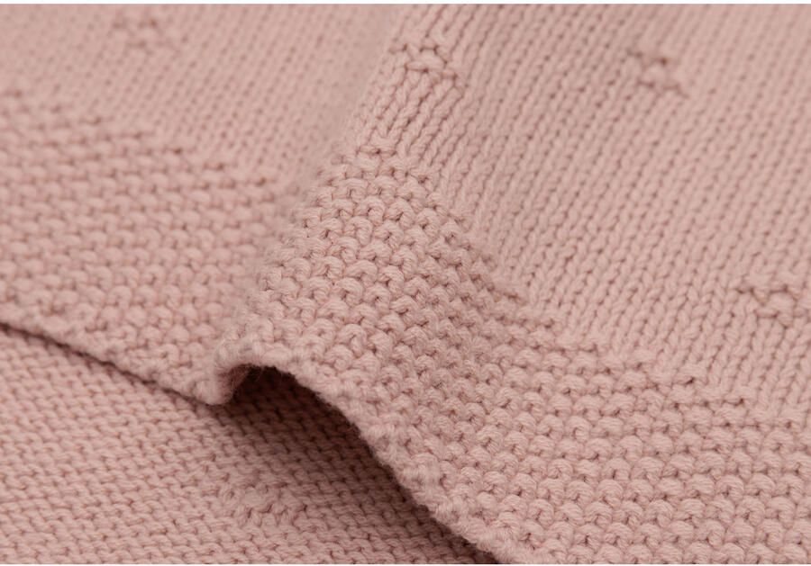 Jollein ledikantdeken Cosy Knit Wild Rose - Foto 2