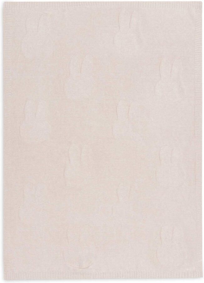 Jollein ledikantdeken Miffy Nougat