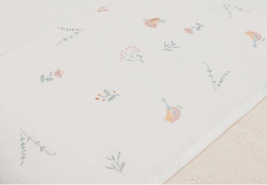 Jollein ledikantlaken Lovely Birds