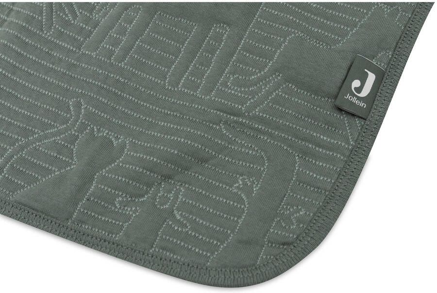 Jollein reversible ledikantdeken Jungle Jambo Ash Green Laurel - Foto 3