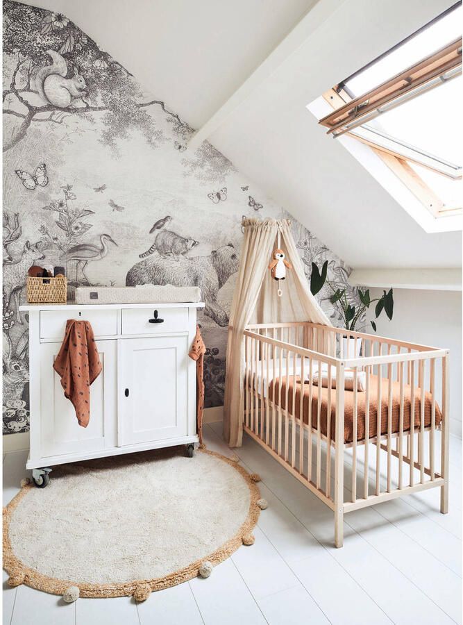 Jollein Sluier Vintage 155 cm nougatkleurig