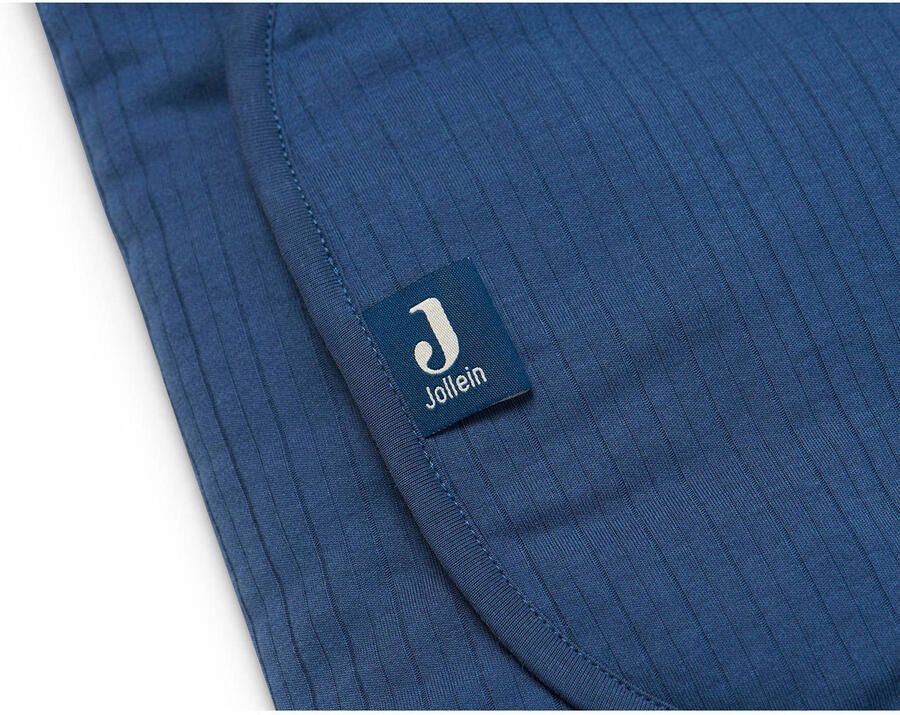 Jollein universele wikkeldeken Basic stripe voor maxi cosi groep 0 jeans blue - Foto 2