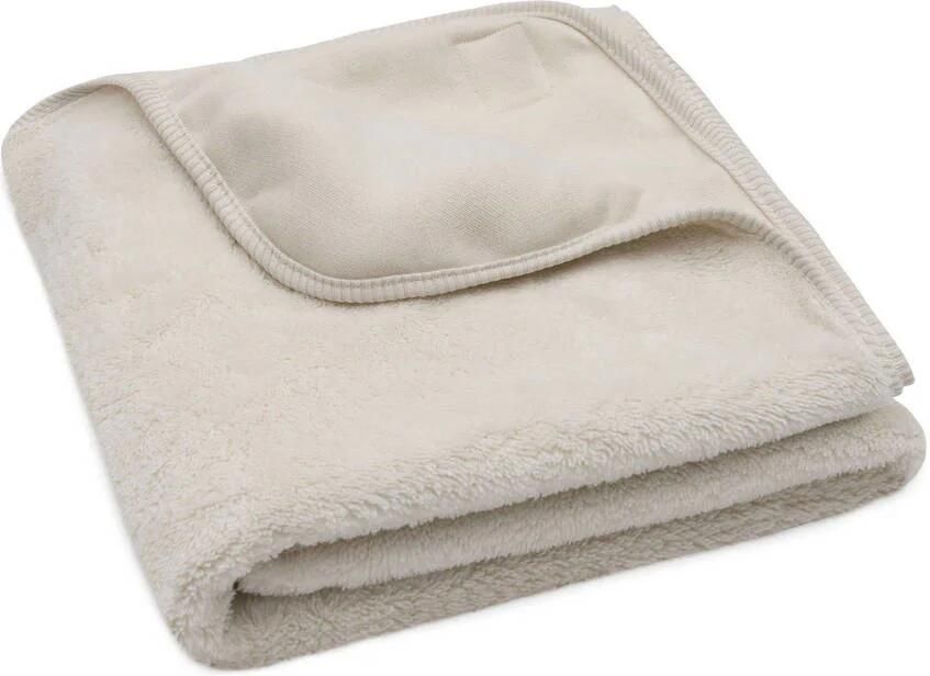 Jollein wiegdeken Basic Jersey Sherpa Oatmeal beige