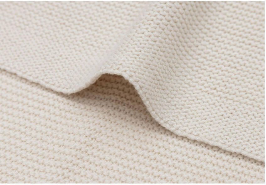 Jollein wiegdeken Basic Knit Oatmeal beige - Foto 3