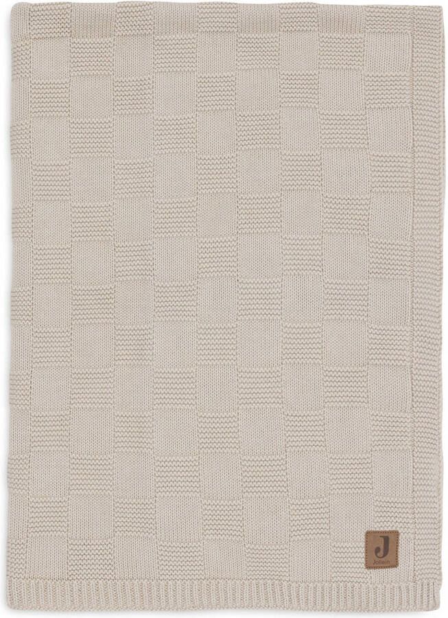 Jollein wiegdeken Box Knit Warm Sand beige - Foto 3