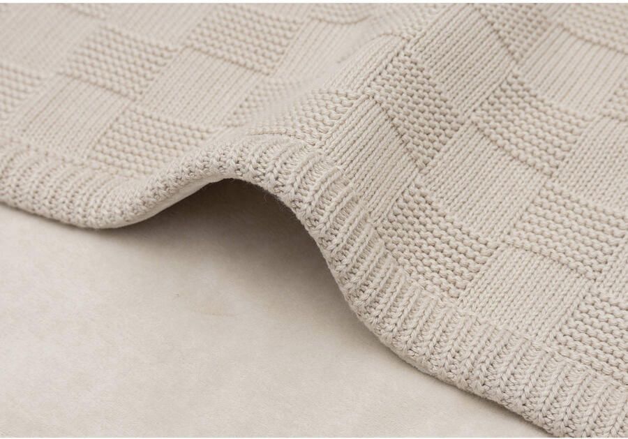 Jollein wiegdeken Box Knit Warm Sand Velvet beige - Foto 3