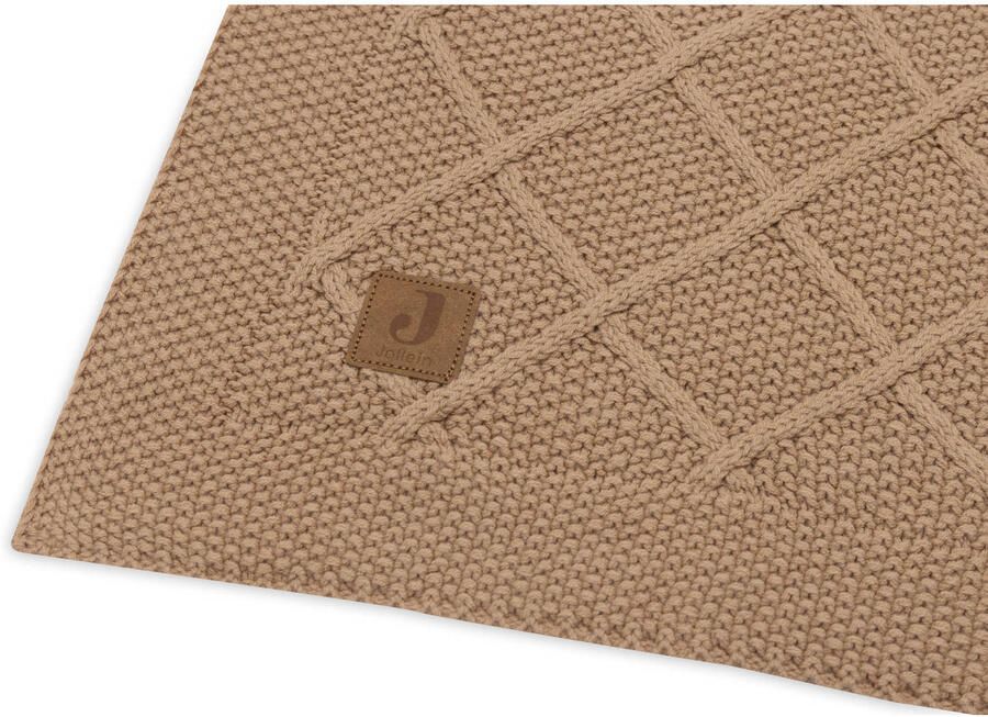 Jollein wiegdeken Check Knit Biscuit