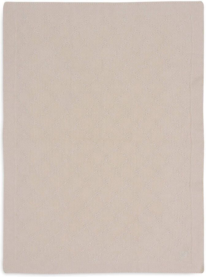 Jollein wiegdeken Check Knit Oatmeal