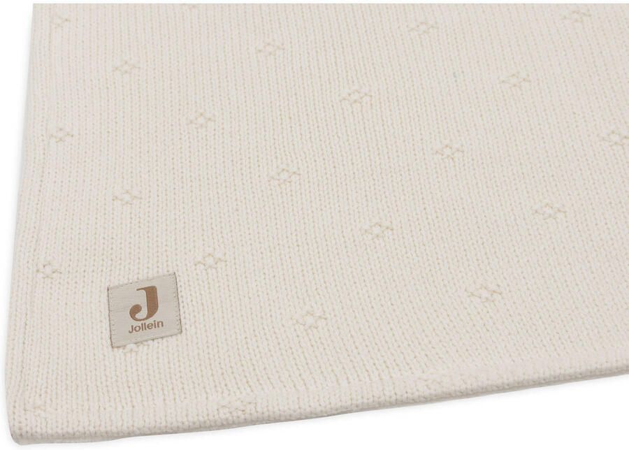 Jollein wiegdeken Cosy Knit Ivory Velvet - Foto 2