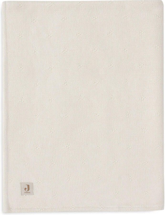 Jollein wiegdeken Cosy Knit Ivory Velvet