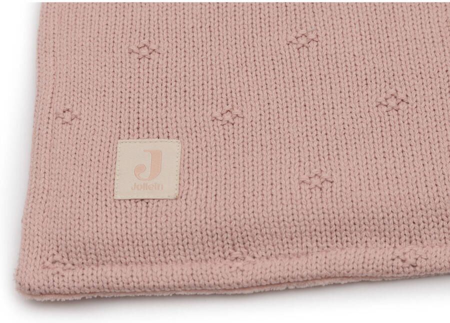 Jollein wiegdeken Cosy Knit Wild Rose Velvet