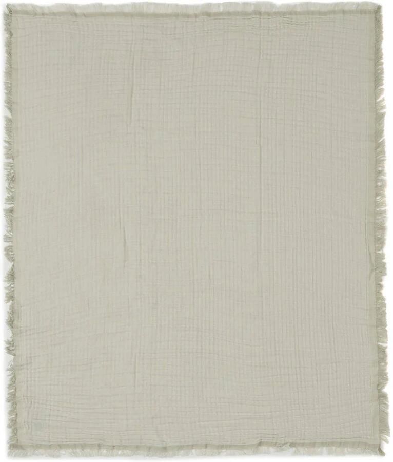 Jollein wiegdeken Fringe Olive Green Ivory