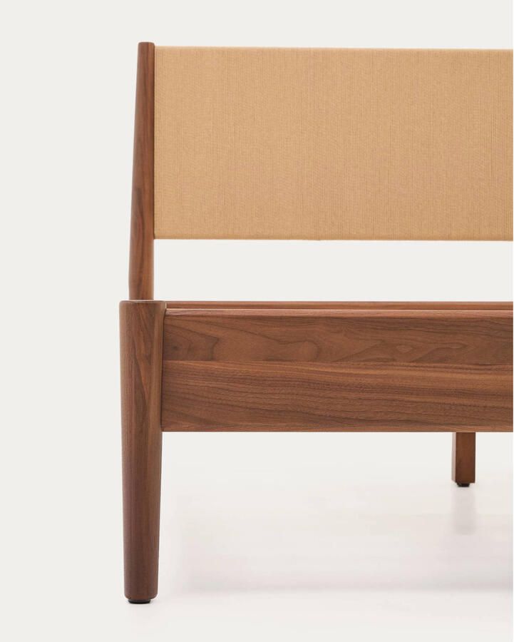 Kave Home Bed Elan Notenhout 180 x 200cm Bruin - Foto 2