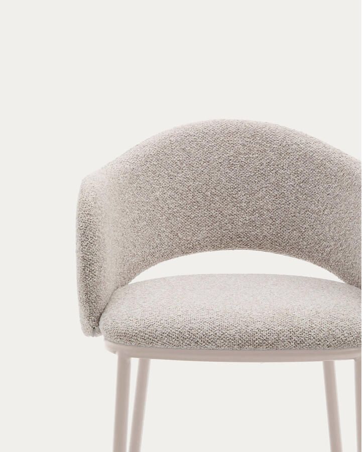 Kave Home Barkruk Maina Chenille (zithoogte 65cm) - Foto 2