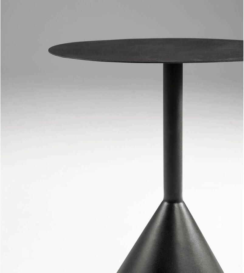 Kave Home Yinan rond metaal zwart 48 x 55 x 48 cm - Foto 2