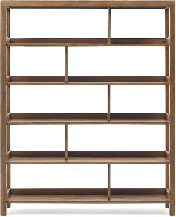 Kave Home Wandkast Sashi Teakhout 185 x 150cm Bruin - Foto 4