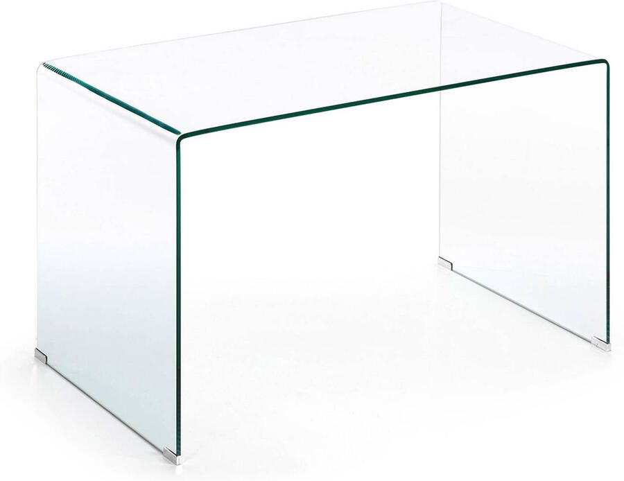 Kave Home Glazen Bureau Burano 125 x 70 cm Transparant - Foto 4