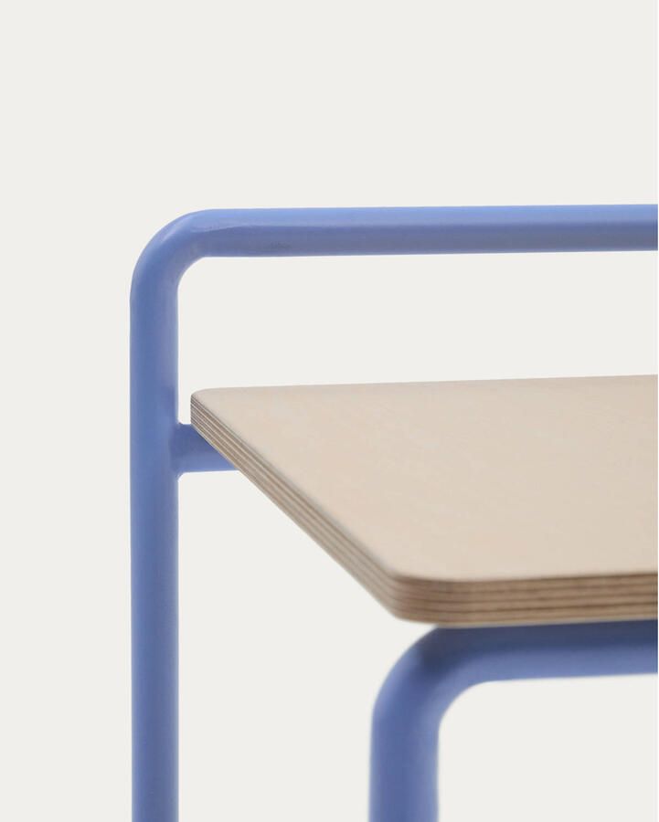 Kave Home Kinderbureau Tinn 82 x 45cm Blauw