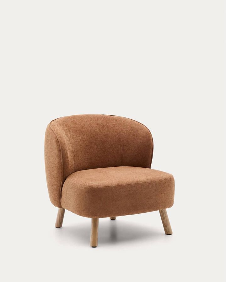 Kave Home Ulit Fauteuil Chenille Terracotta - Foto 3
