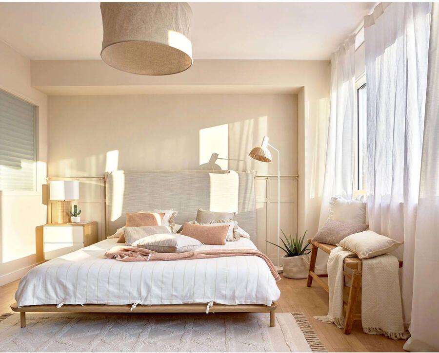 Kave Home Anielle nachtkastje in massief essenfineer 50 x 58 4 cm - Foto 4