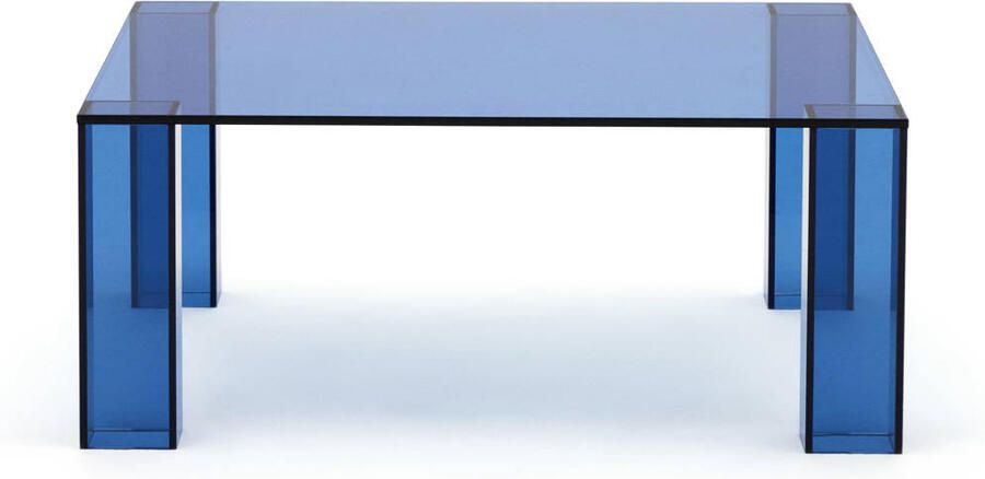 Kave Home Salontafel Adularia Glas Blauw Vierkant - Foto 3