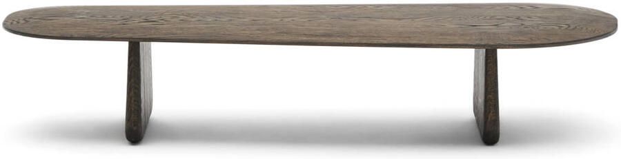 Kave Home Organische Salontafel Pirita Eikenhout 146 x 64cm Bruin - Foto 3