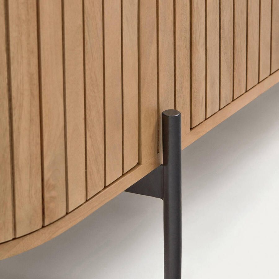 Kave Home TV-meubel Licia Mangohout 200cm Naturel Japandi