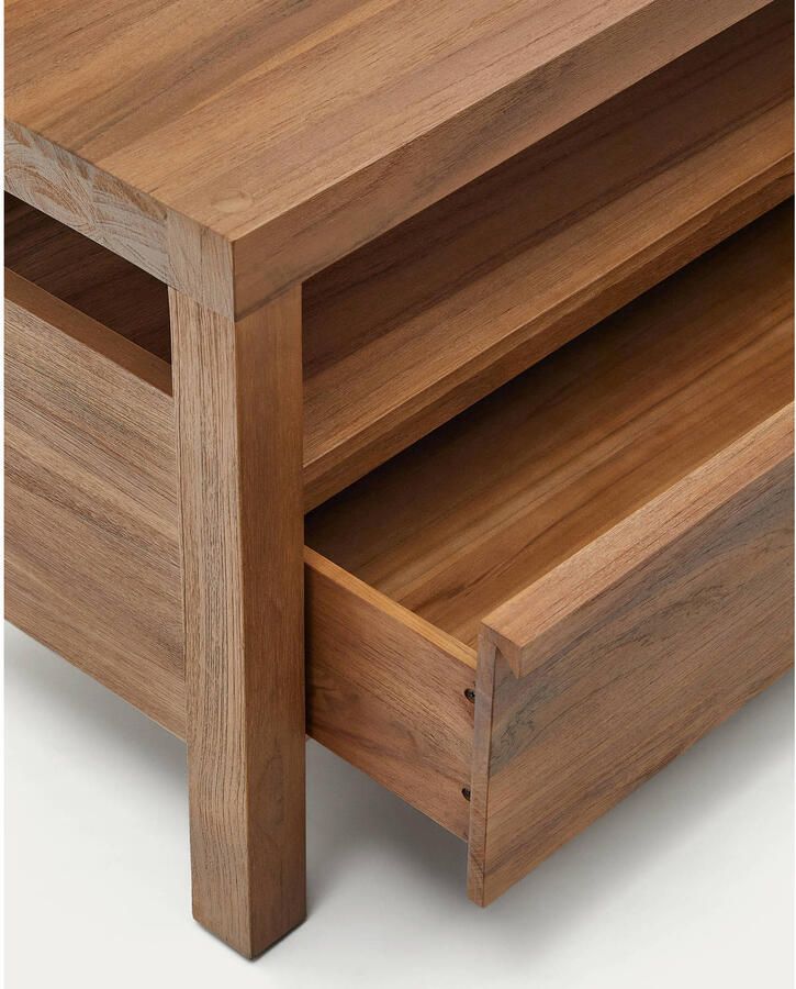 Kave Home TV-meubel Sashi van massief teakhout 200 x 40 cm - Foto 2