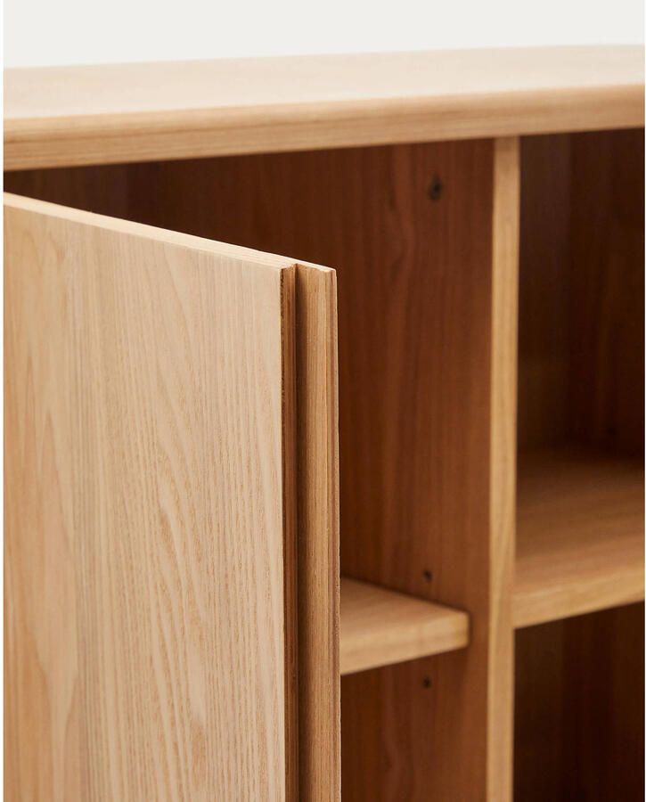 Kave Home Hoog dressoir Salaya van FSC Mix Credit essenmultiplex 100 x 134 cm