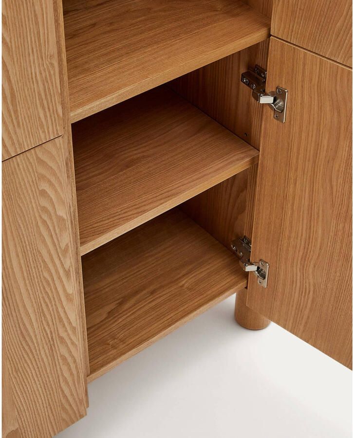 Kave Home Hoog dressoir Salaya van FSC Mix Credit essenmultiplex 100 x 134 cm - Foto 2