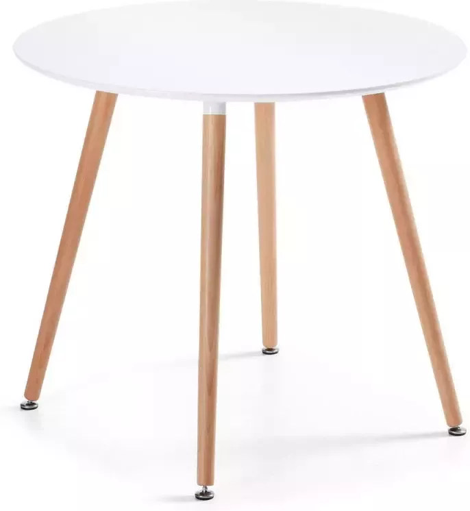 Kave Home Ronde Eettafel Wad 100 cm Wit