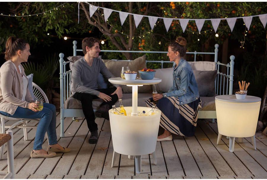 Keter bijzettafel Illuminated Coolbar (verlicht Ø50 57 cm) - Foto 3