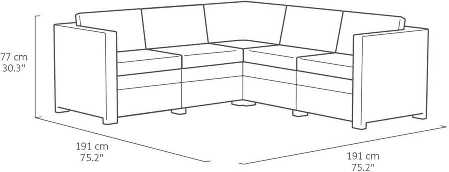 Keter loungeset Provence - Foto 2