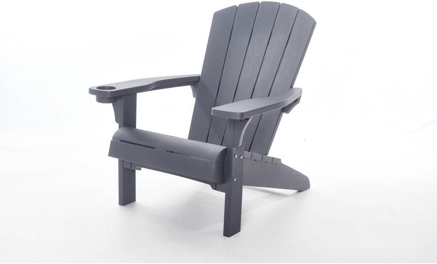 Keter tuinstoel Alpine Adirondack grijs - Foto 2