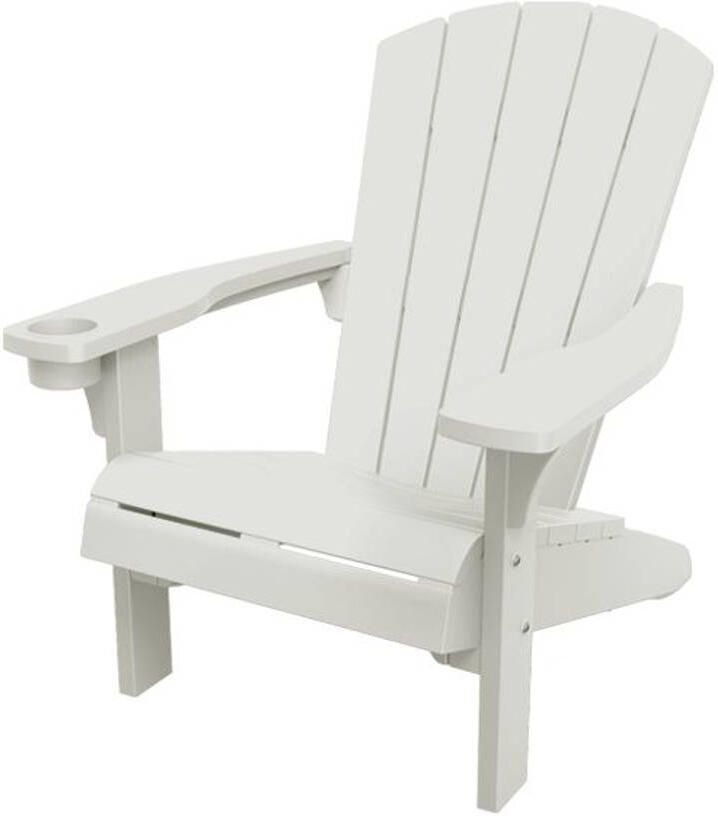 Keter tuinstoel Alpine Adirondack wit