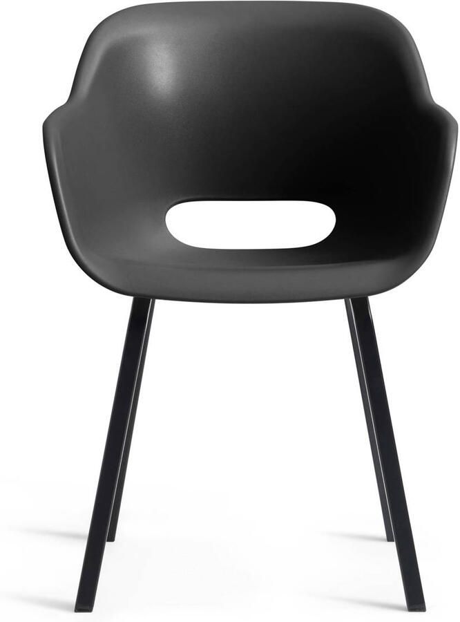 Keter Noa Tuinstoel 2st 55x56.5x80cm metalen onderstel