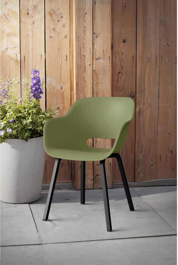 Keter tuinstoel Noa groen (set van 2) - Foto 2