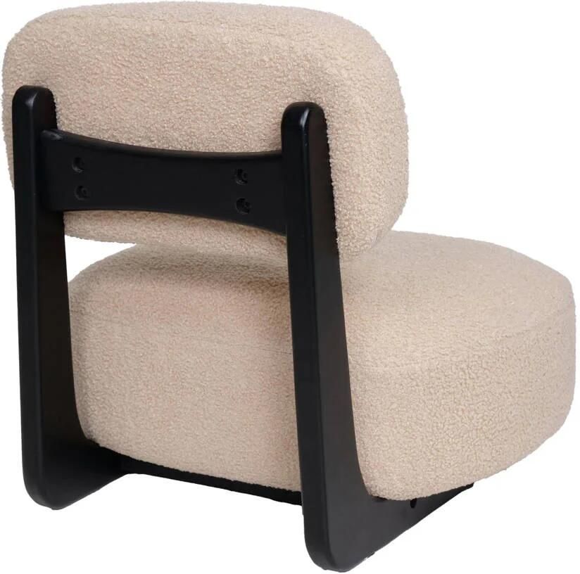 Kids Depot KidsDepot Kinderfauteuil Brad Crème Zwart - Foto 2