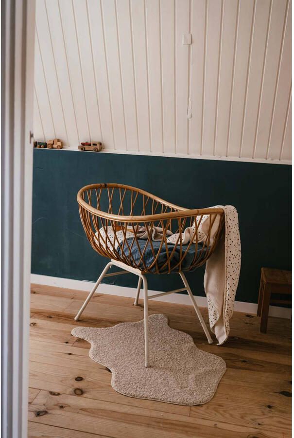 Koeka ledikantdeken Lugo offwhite blauw - Foto 2