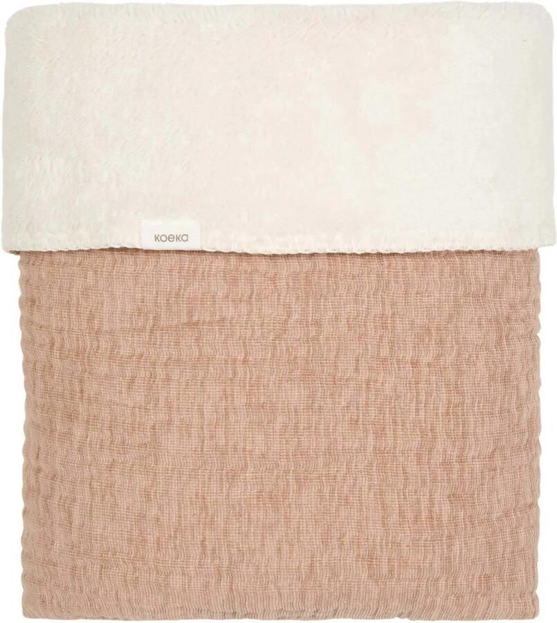 Koeka ledikantdeken met teddy Rivoli bruin - Foto 3