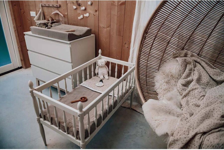 Koeka wiegdeken met teddy Faro bruin - Foto 2