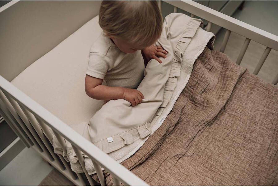 Koeka wiegdeken met teddy Rivoli caffe - Foto 2