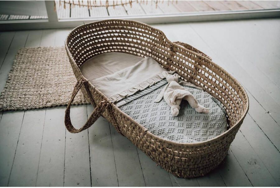 Koeka wieglaken + wieghoeslaken Faro offwhite - Foto 2